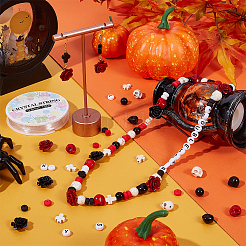 Наборы для самостоятельного изготовления растягивающихся браслетов на тему хэллоуина&nbsp;DIY-UN0007-78