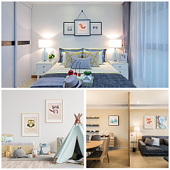 Холст висит картина&nbsp;HJEW-CN0001-03B