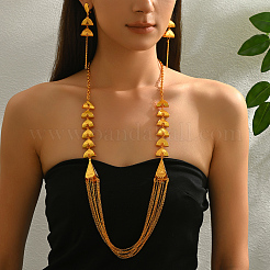 Элегантные железные серьги и ожерелья в ближневосточном стиле для мероприятий&nbsp;AQ1080