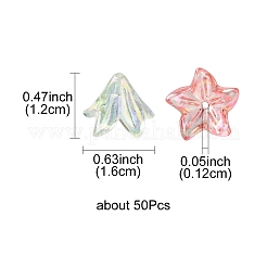 Прозрачные колпачки акриловая бисера&nbsp;OACR-FS0001-49