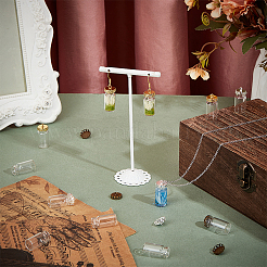 12 шт. подвески в виде стеклянных бутылок 3 цветов&nbsp;DIY-BC0014-84