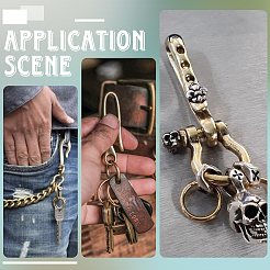 2 шт. латунные застежки-крючки в тибетском стиле&nbsp;FIND-SC0016-54