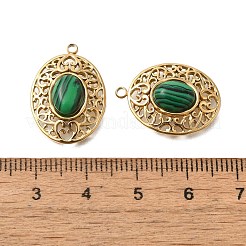 Природного малахита подвески&nbsp;STAS-C111-55G