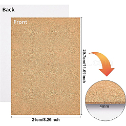 Самоклеющиеся пробковые листы&nbsp;DIY-BC0011-83