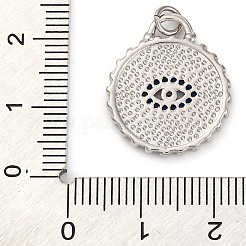 Латунные микро проложить кубического циркония подвески&nbsp;KK-K339-09P