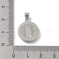 Латунные микро проложить кубического циркония подвески&nbsp;KK-D431-039P