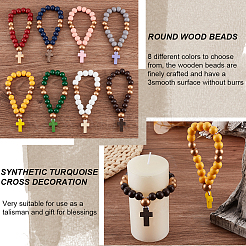 Украшение подвески из круглых бусин&nbsp;HJEW-OC00023