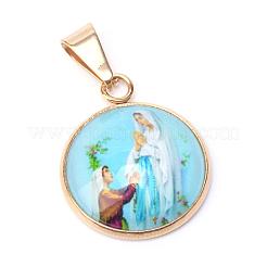 Виргинские стеклянные подвески&nbsp;GLAA-R186-G