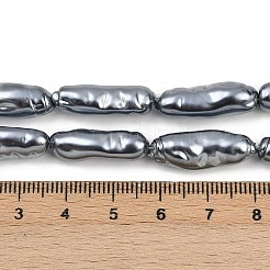 Гальванические стеклянные бусины&nbsp;GLAA-H039-03B