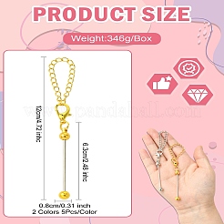 10 шт. 2-цветный цинковый сплав&nbsp;AJEW-CJ0001-50