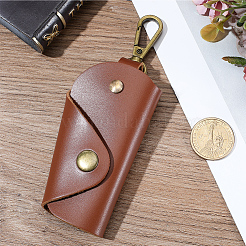 1 шт. винтажные сумки для ключей из искусственной кожи с застежками из сплава&nbsp;ABAG-GL0001-06B