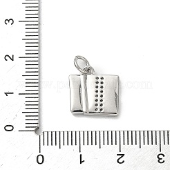 Латунные микропаве прозрачные кубические циркониевые подвески&nbsp;KK-A273-06P