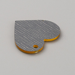 Прозрачные акриловые подвески OACR-WH0016-15B-02