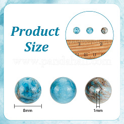 Природного апатита нитей бисера&nbsp;G-OC0002-60B