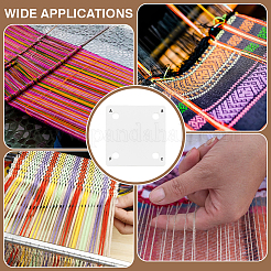 24шт акриловый диск для плетения ткацких станков&nbsp;DIY-BC0014-11