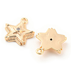 Латунные микро проложить кубического циркония подвески&nbsp;KK-E090-35G