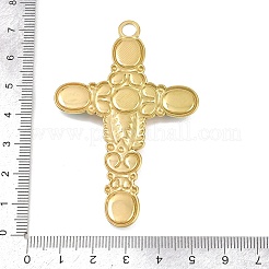 Крупные подвески из нержавеющей стали 304 в богемном стиле с синтетической бирюзой&nbsp;LS-STAS-G381-02G-09