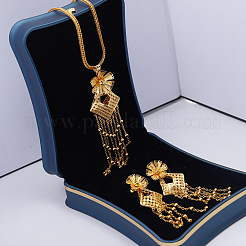 Комплекты из цветочного сплава и сережек для женщин&nbsp;FS-WGDE903-01