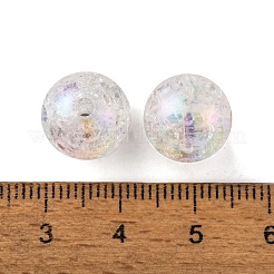 Радужные переливающиеся акриловые бусины с УФ-покрытием&nbsp;LS-PACR-C009-02D