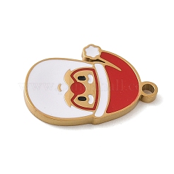 Эмалевые подвески из нержавеющей стали 304 с рождественской тематикой&nbsp;LS-STAS-K312-04B-G