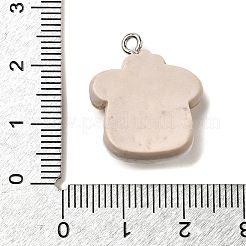 Подвески из непрозрачной смолы&nbsp;RESI-V003-03E