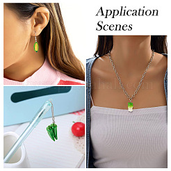 Подвески из непрозрачной смолы 8 шт.&nbsp;CRES-TA0001-64