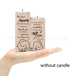 Деревянный подсвечник&nbsp;AJEW-WH0268-001