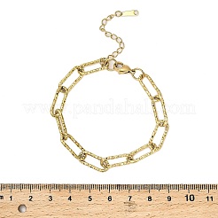 Браслеты-цепочки из нержавеющей стали 304 для женщин&nbsp;BJEW-Q040-02G