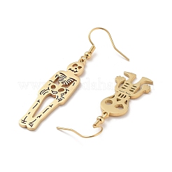 Серьги-подвески из нержавеющей стали 304&nbsp;EJEW-P271-07G