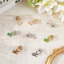 8 шт. 8 цвета креативные броши из цинкового сплава&nbsp;JEWB-CP0001-33