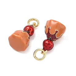 Латунь эмаль подвески&nbsp;KK-F933-19G-01