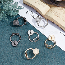 6 шт. 3-цветная фурнитура из сплава&nbsp;PALLOY-WR0001-09