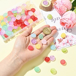 100шт 11 цвета прозрачные стеклянные бусины&nbsp;DGLA-CJ0001-02