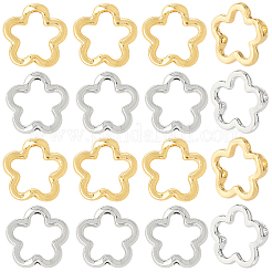 20шт. 2-цветная литая рамка для бусин&nbsp;FIND-SC0017-72