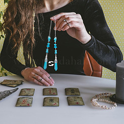 5 шт. подвеска из сплава и натуральных и синтетических драгоценных камней&nbsp;PALLOY-GA00035