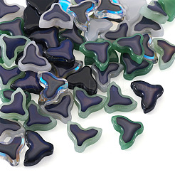 50шт 5 цвета стеклянные бусины&nbsp;GLAA-SP0001-60