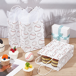 1 набор прямоугольных бумажных подарочных пакетов с ручкой&nbsp;ABAG-BBC0001-25B