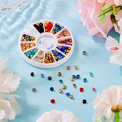 Заостренные заднее стекло горный хрусталь кабошоны&nbsp;RGLA-YS0001-04C