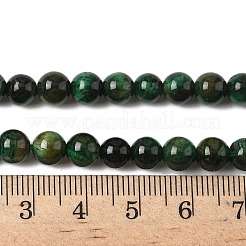 Окрашенные естественно тигровый глаз бисер пряди&nbsp;X-G-G102-A01-02