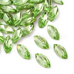 Заостренные заднее стекло горный хрусталь кабошоны&nbsp;RGLA-T083-5x10mm-20