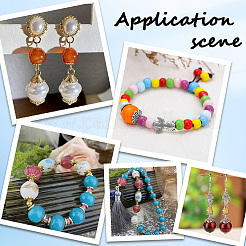 240 шт. 8 стиля тибетских сплавных бусин-цветочков&nbsp;FIND-SP0001-63