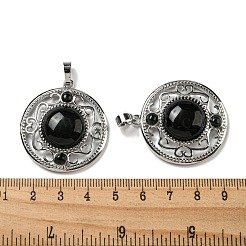 Природные подвески обсидиана&nbsp;G-Q158-03Q