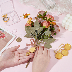 Наборы брошей в виде фоторамки из латуни&nbsp;JEWB-WR00003