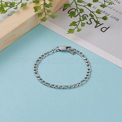 Женские цепи Figaro из нержавеющей стали 304&nbsp;BJEW-JB05841-01