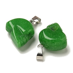 Крашеные натуральный белый нефрит подвески&nbsp;G-Z067-02P-14
