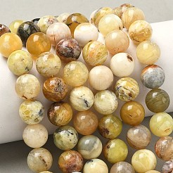 Природные желтые опал бусины пряди&nbsp;G-I213-18-10mm