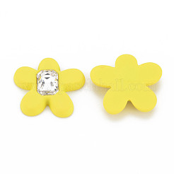 Кабошоны из акриловых страз в прорезиненном стиле MACR-T042-03F