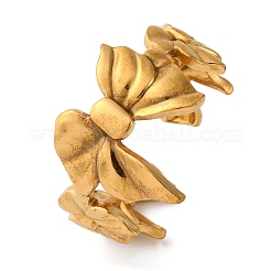 Регулируемые открытые манжетные кольца из нержавеющей стали 304&nbsp;RJEW-K294-04G