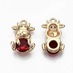 Латунь стекло горный хрусталь подвески&nbsp;LS-X-GLAA-S179-30B-RS