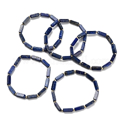 Природные лазурит бисером растянуть браслеты&nbsp;BJEW-F523-04